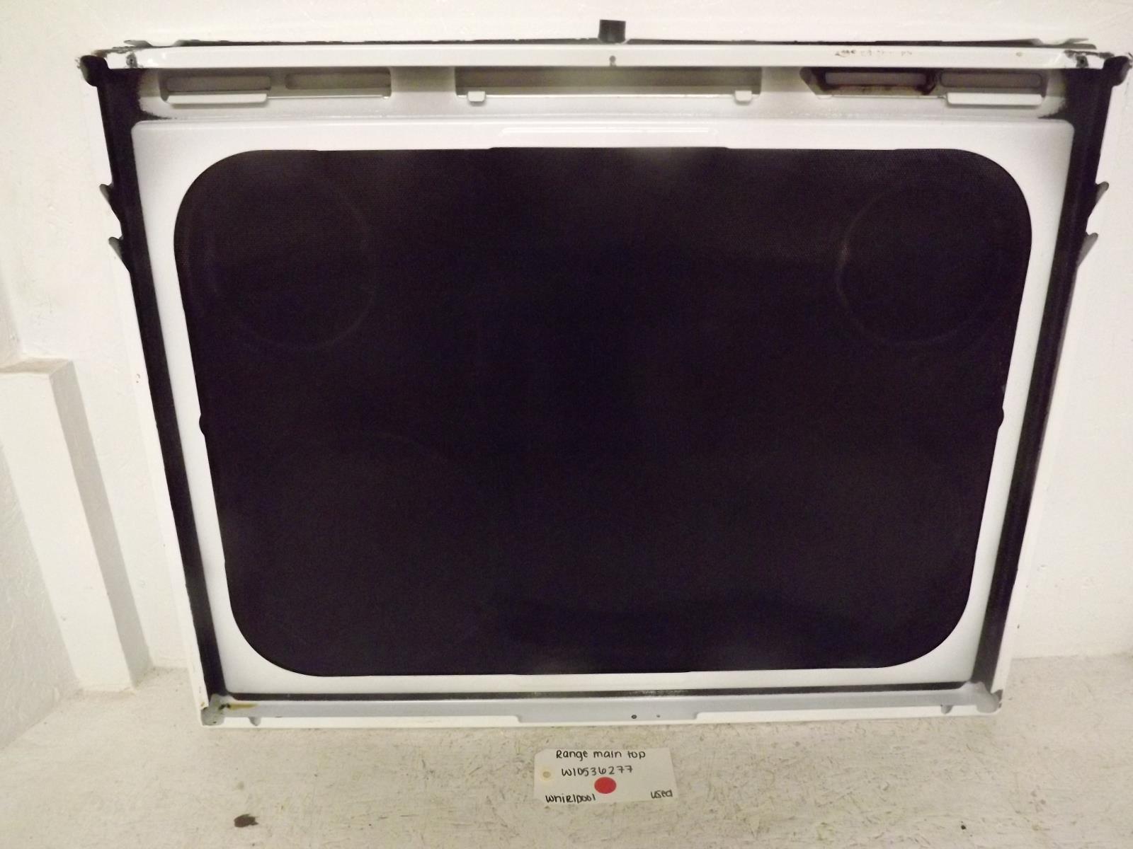 Whirlpool Range W10536277 Main Top Used Whirlpool Range W10536277 Main Top Used